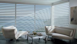 Pirouette® Window Shadings in the Living Room