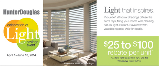 Hunter Douglas Spring 2014