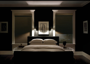 Silhouette®  A-Deux™  Window Shadings in the Bedroom