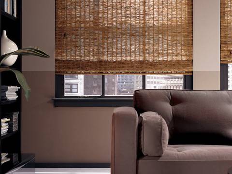 Bring the Look of Nature Inside with Woven Wood Shades