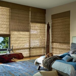 Alustra Woven Textures® Roman Shades