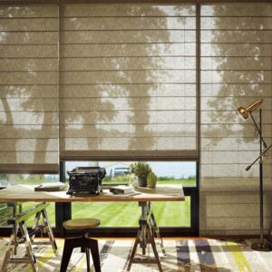 Alustra® Woven Textures® Roman Shades