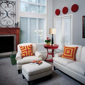 Custom Throw Pillows and Nantucket™ Window Shadings