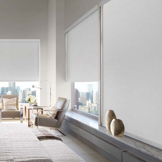 Stylish Roller Shades for UV Protection